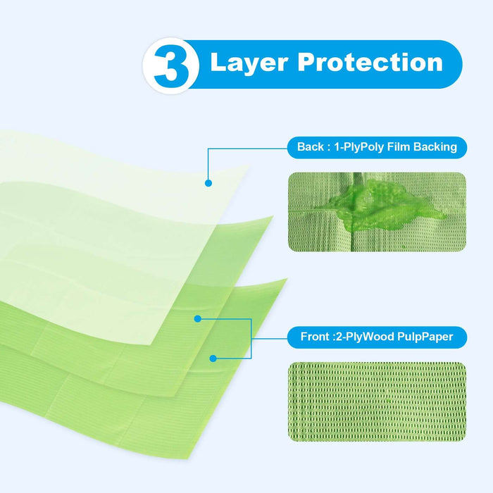 EMALLA DENTAL BIBS GREEN 1 EMALLA CANADA