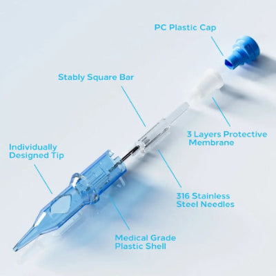 EMALLA CANADA TATTOO CARTRIDGE NEEDLES SAMPLE PACK 2 & 3 EMALLA CANADA
