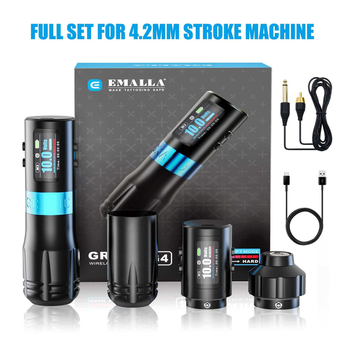 EMALLA GRAND G4 4.2 MM WIRELESS TATTOO MACHINE EMALLA CANADA TATTOO SUPPLIES
