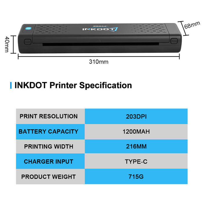 EMALLA INKDOT PRINTER EMALLA CANADA