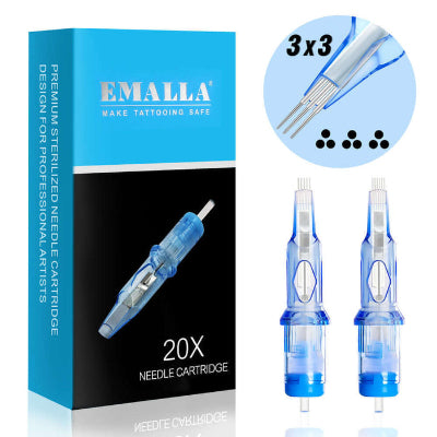 EMALLA ELIOT TATTOO CARTRIDGE NEEDLES SPECIAL STIPPLE SHADER  (Box of 20)
