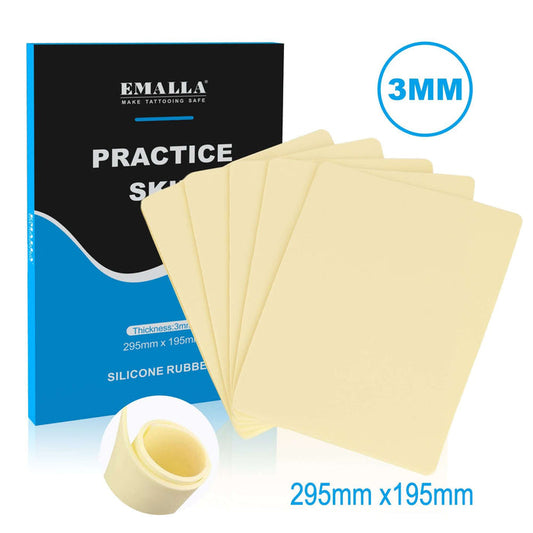 PRACTICE SKIN 3MM 295MMX195MM EMALLA CANADA TATTOO SUPPLIES