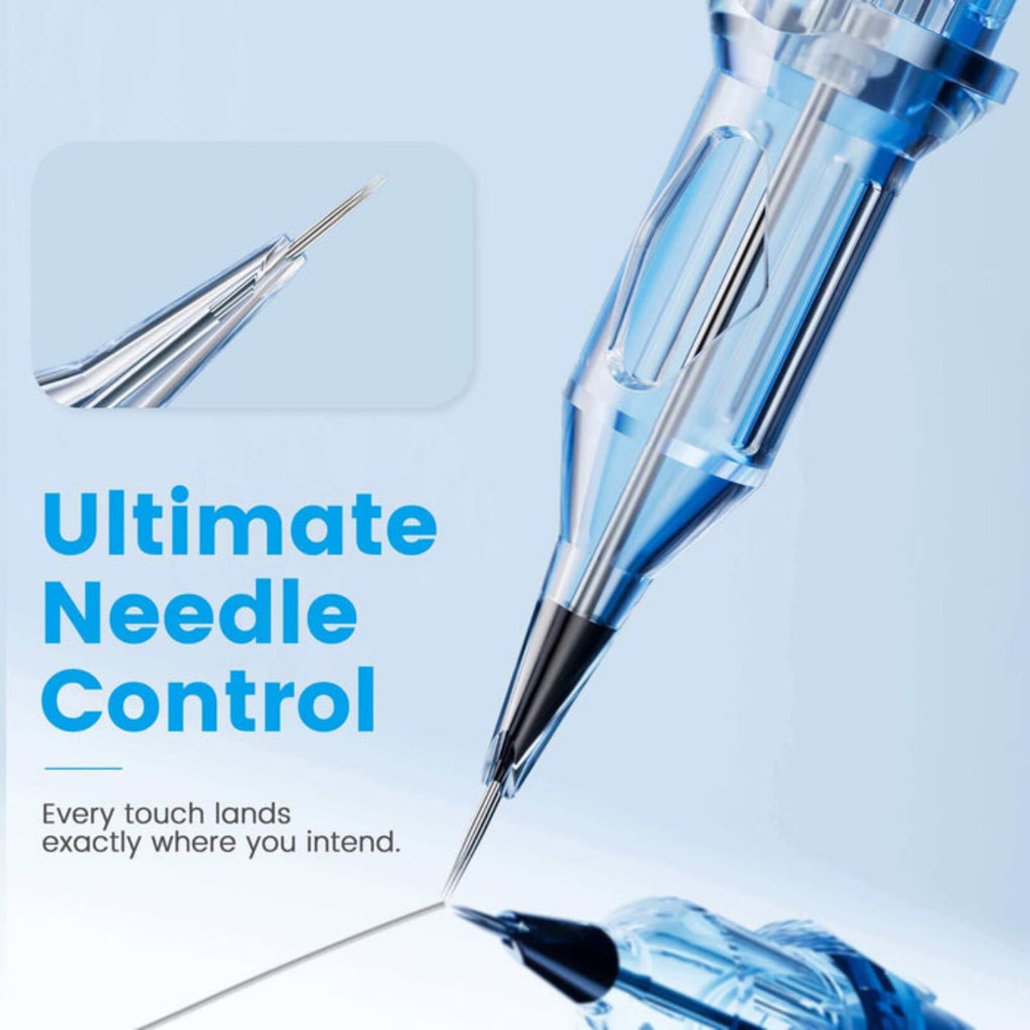 EMALLA ELIOT FINELINE TATTOO CARTRIDGE NEEDLES ROUND LINER (BOX OF 20)
